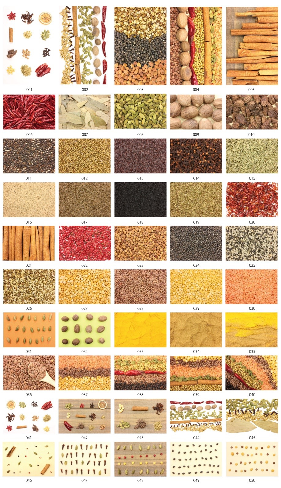Spice texture material
