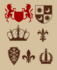 Crest crown silhouette 