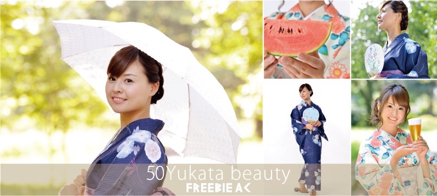 Yukata beauty Stock Photos