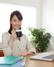 Of office lady Stock Photos