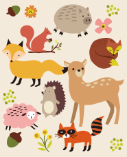 Yurukawa animal illustration
