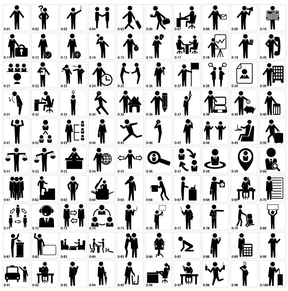 Business pictograms 