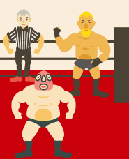 Wrestling illustration 