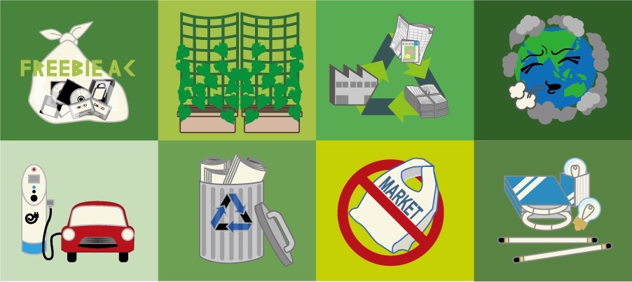 Of environmental issues illustration 