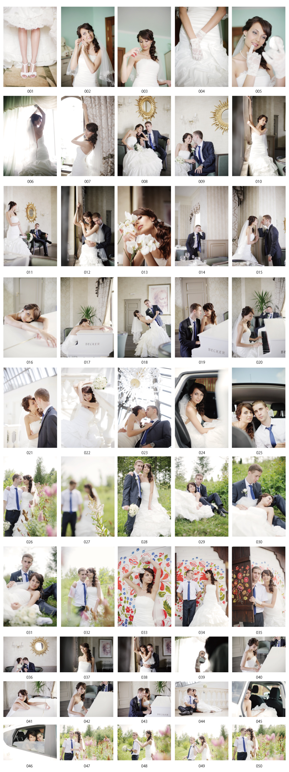 Vật liệu nhiếp ảnh đám cưới nước ngoài