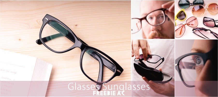 Glasses sunglasses Stock Photos