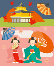 京都插圖素材