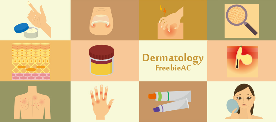 Dermatology illustration