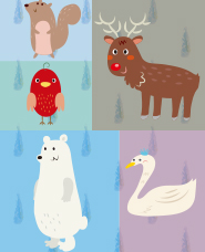 Nordic animal illustration