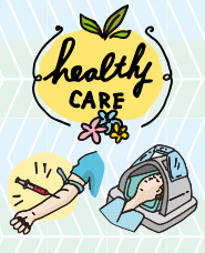 Handwriting healthcheck illustration