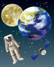 Realistick space illustration