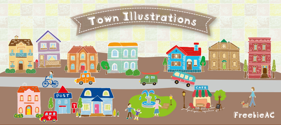Town illustrations