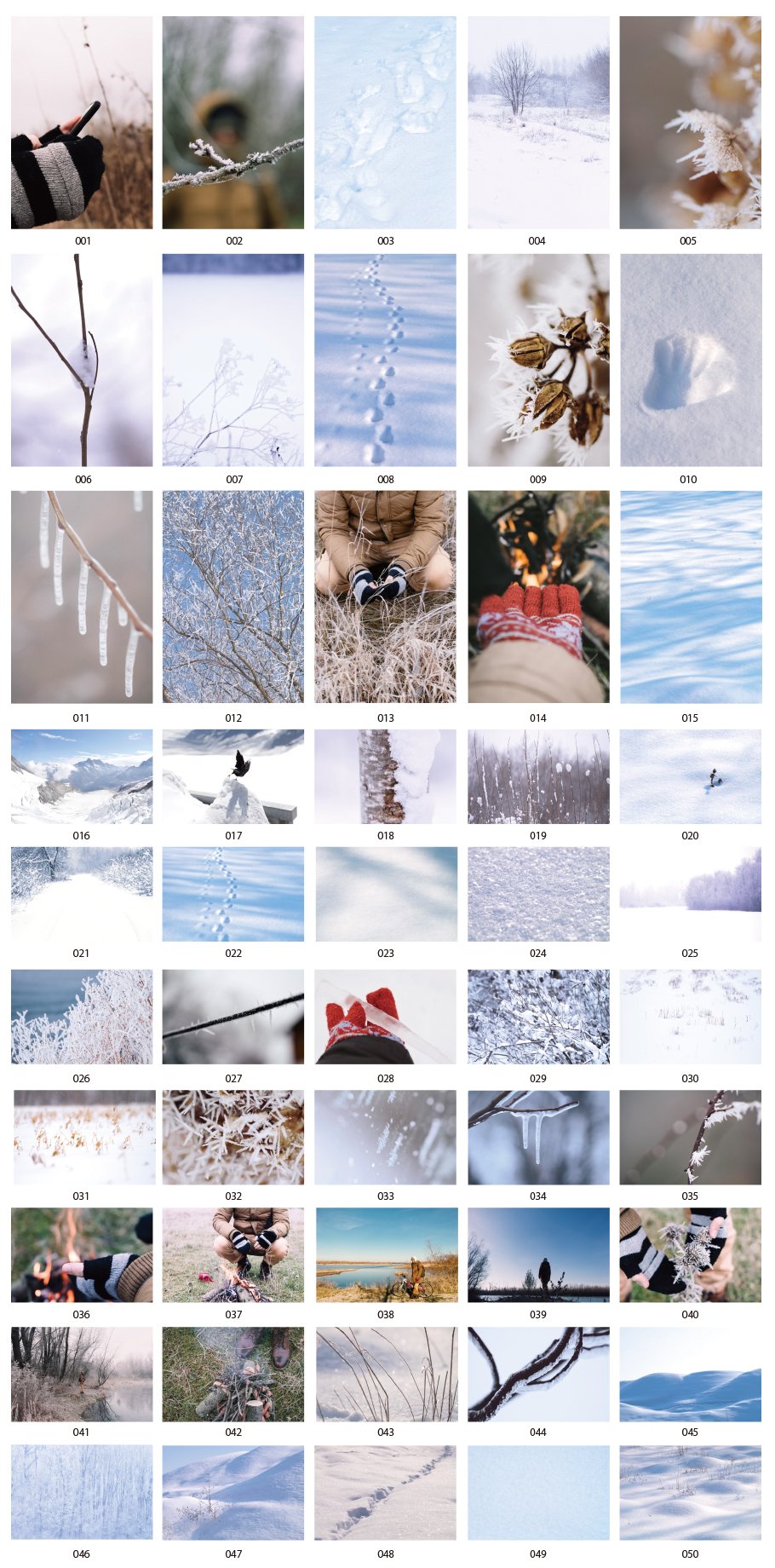 Winter scenery photos