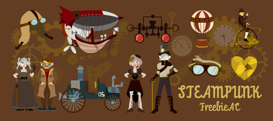 Steampunk illustrations