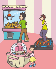 Amusement arcade illustrations