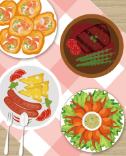 Food illustration collection