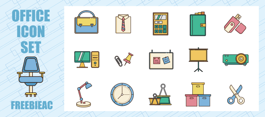 Color Office icons