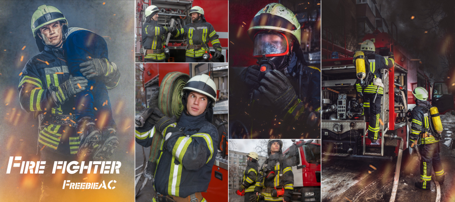 Firefighter stock photos