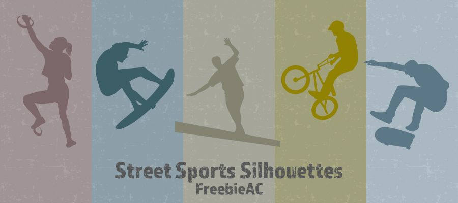 Street sports silhouette material