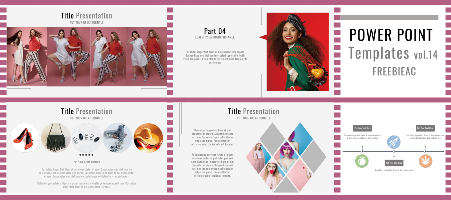 PowerPoint template material vol. 14