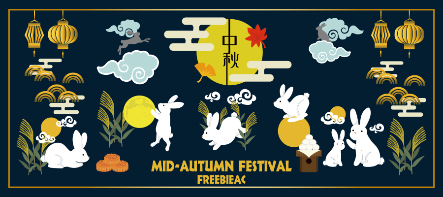 Mid autumn festival illustration