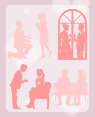 Marriage hunting silhouette