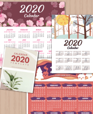 2020日曆模板