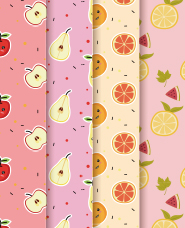 Fruit pattern set