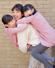Photo of mother and daughters 