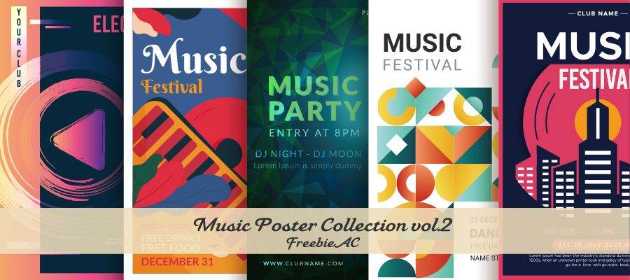 Music poster template vol.2