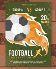 Sports poster template