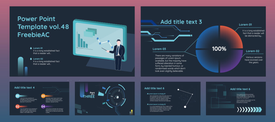 PowerPoint template vol.48