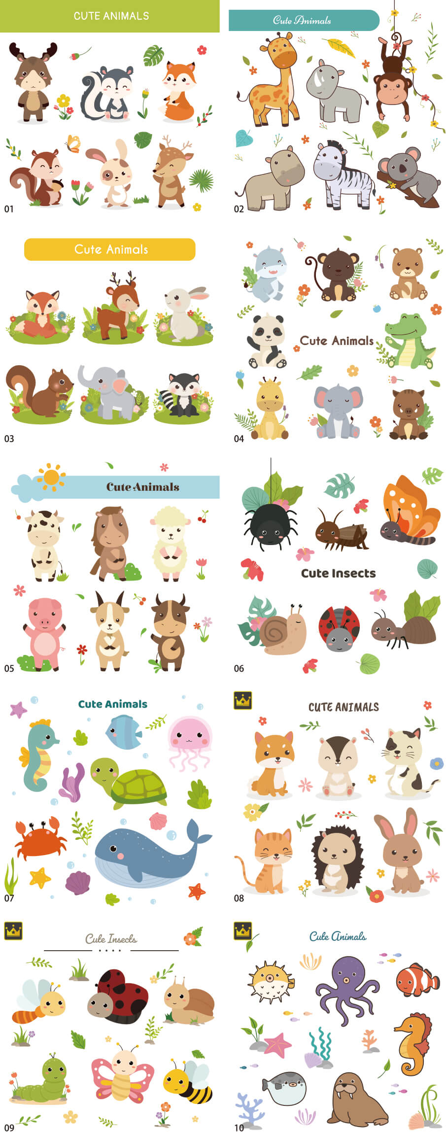 Animal Illustration Collection vol.6