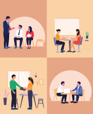 Interview illustration collection