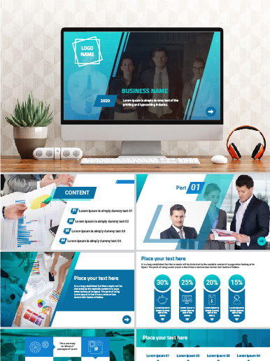 PowerPoint template vol.55