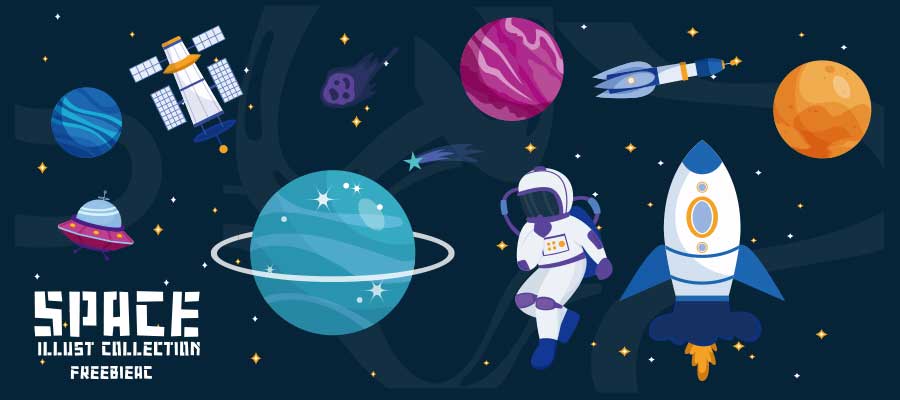 Space illustration collection