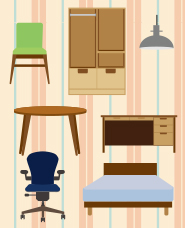 Furniture illustrations