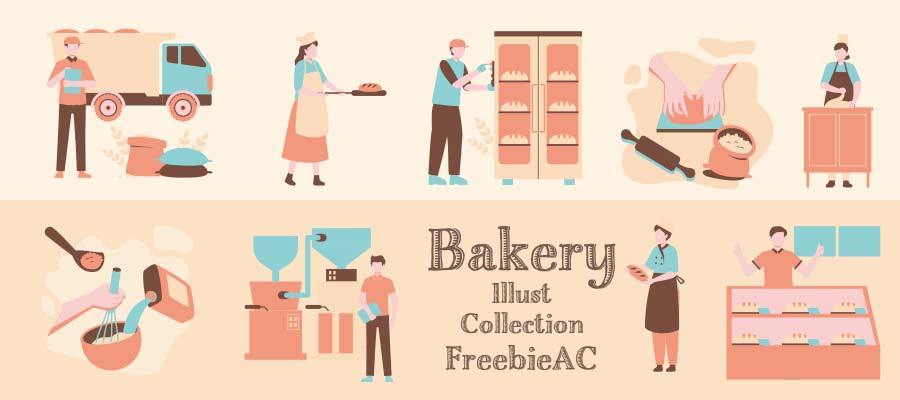 Bakery illustration collection