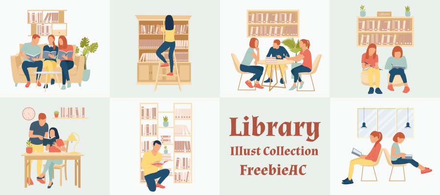 Library illustration collection