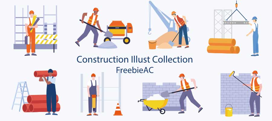 Construction illustration collection